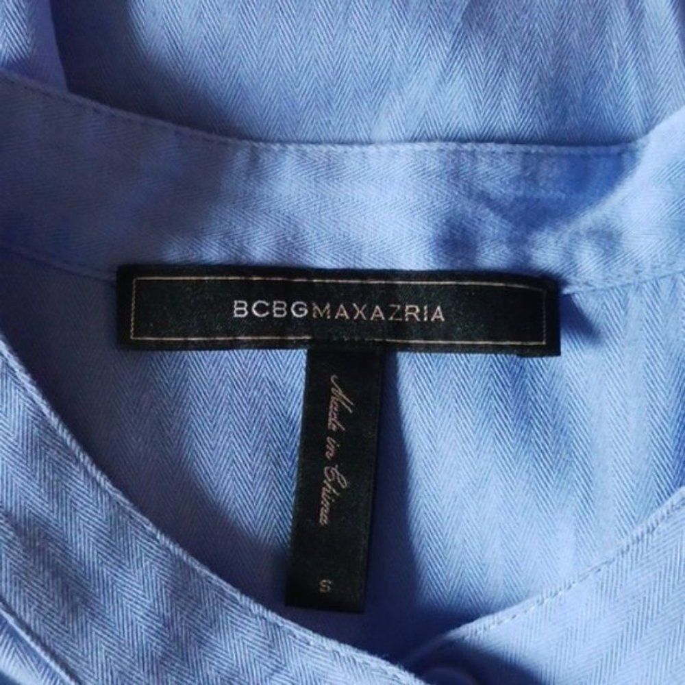 BCBGMAXAZRIA MID BLUE Women's DRESS SIZE S - Picture 11 of 11